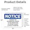 Signmission Reward For Information Leading To The Prosecution, 14 in W x Rectangle, Vinyl Decal OS-2PACK-NS-D-1014-L-18103 - alternate 3